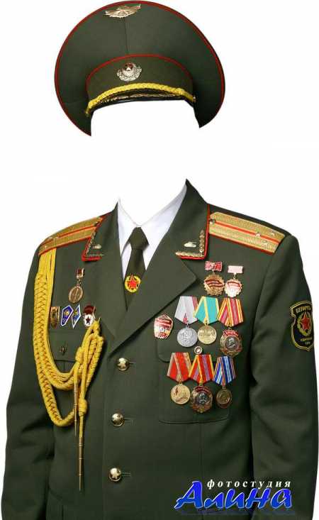 Шаблоны костюмов военной формы